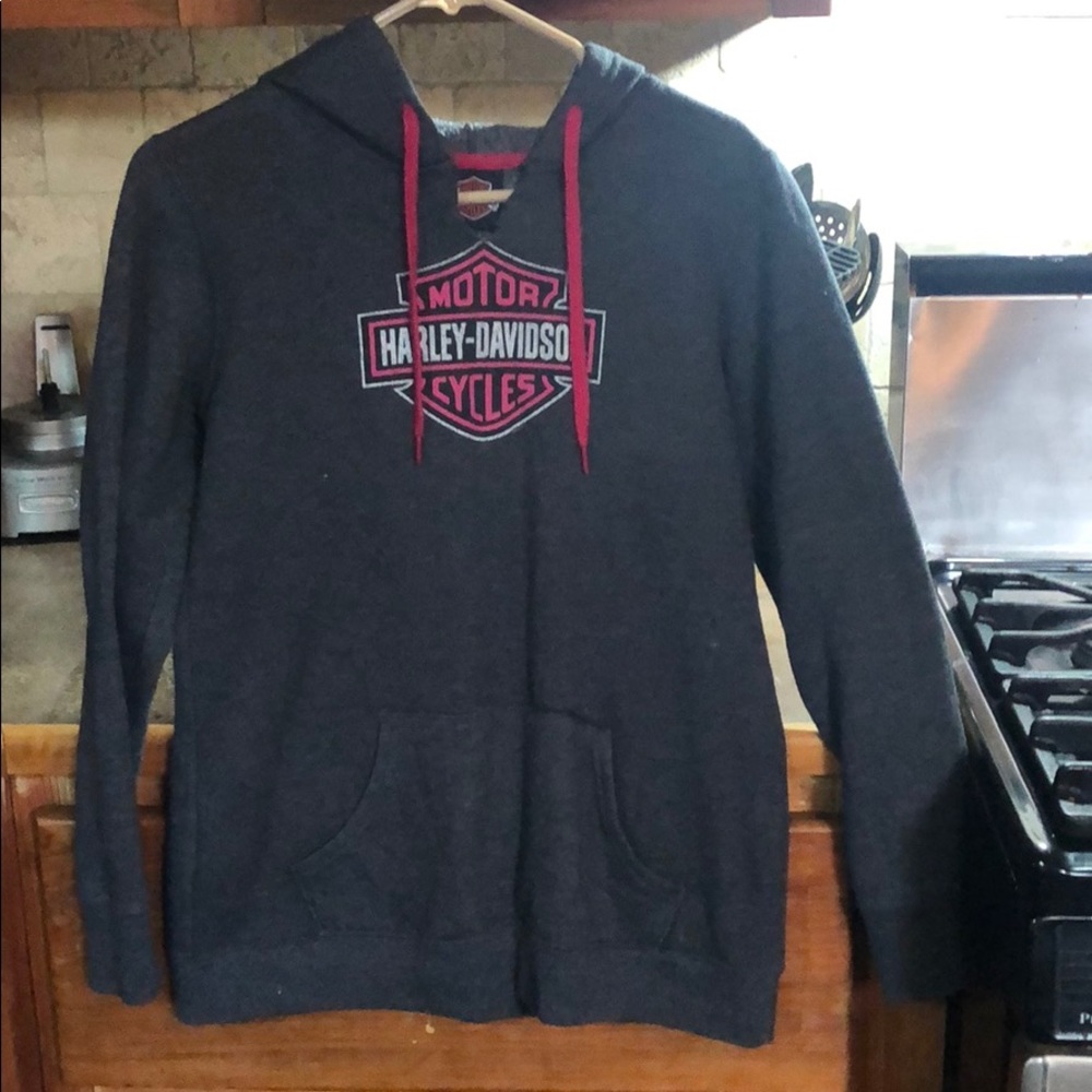Harley hooded sweatshirt with pocket in front
